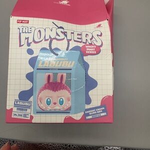 Pop Mart The Monsters Labubu Wacky Mart Series Squishy Charm Blind Box